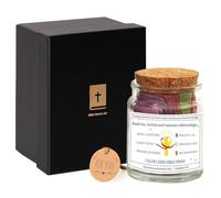 Bible Verse Jar avec couvercle et cadeau cadeau religieux versets bibliques chrétiennes dans un pot pour la relation MainiaING, connexion spirituelle et auto-réflexion, vers chrétiens en vers