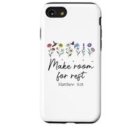 Bible Verse Matthew 11 28 Make Room for Rest Trust God Jesus Coque pour iPhone SE (2020) / 7/8