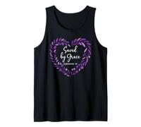 Bible Verse Saved by Grace Through Faith Scripture God Quote Débardeur