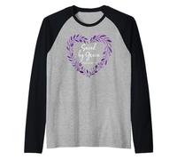Bible Verse Saved by Grace Through Faith Scripture God Quote Manche Raglan