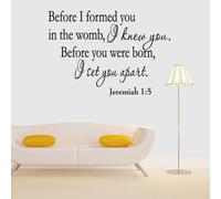 Bible Verse Wall Decals Christian Quote PVC Wall Art Stickers Religious Decor