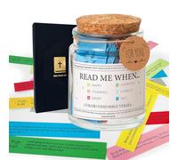 Bible Verses Jar Lot de 90 mini cartes de verset de la Bible, verre de prière, avec versets de la Bible colorées, cartes avec versets de la Bible, cadeau pour encouragement chrétien, encouragement