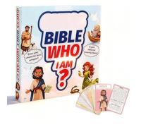 Bible “Who Am I?” Character Guessing Board Game - Scripture Learning Game with 24 Bible Figures & 96 Clue Cards, Christian Trivia Game for Adults, Teens, Families, Sunday School & Faith Groups