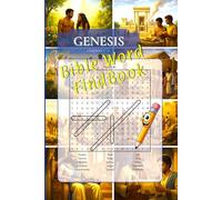 Bible Word Find Book - Genesis 1-11: 100 Word Find Puzzles summarizing the Bible stories with black character images