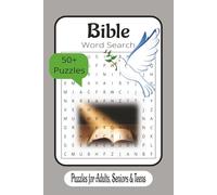 Bible Word Search: Bible Word Search with Easy to Read Print about God, Church, Guidance and more | 6x9 Inches, 110 pages | 50+ Puzzles… Great ... Mornings, Birthdays and Relaxing with God