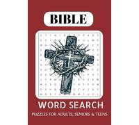 Bible Word Search Book: Word Searches with Easy-to-Read Print about Bible, Bible Word Search Book for Adults, Seniors and Teens, Brain Games and More ... Gift for Vacations, Holidays and Free Times