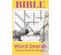 Bible Word Search Book: Word searches with easy to read print about our Holy Bible, including names, locations, and more! | 6x9inches, 110 pages with ... gift for all devout believers and followers!