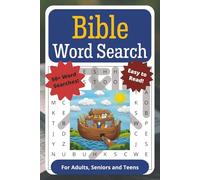 Bible Word Search: For Adults, Seniors, and Teens| Easy to Read, 50+ Bible Word Searches Including Books, People, Events and More| 6X9 inches, 110 ... for Vacations, Holidays and Leisure Times