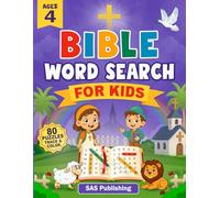 Bible word Search for kids ages 4: 80 puzzles From Creation, Noah's Ark Moses , David, Samuel, Jesus Birth And Many Many More to enjoy!!