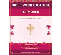 Bible Word Search for Women: 60 Inspirational Scripture Puzzles Celebrating Women of the Bible | Christian Word Find Book for Adults & Seniors with ... to Strengthen Faith and Nourish Your Soul