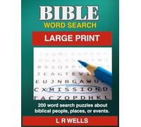 Bible Word Search Large Print: 200 Easy-to-Read Puzzles About Biblical People, Places, and Events - Relaxing Christian Puzzle Book for Adults & Seniors