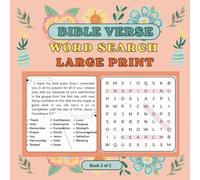 Bible Word Search Large Print Puzzle Book: Christian Word Find Book for Adults to Draw Closer to God - Book 2 of 2