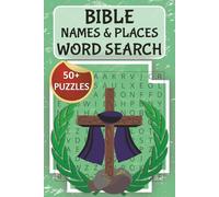 BIBLE WORD SEARCH | NAMES AND PLACES: Word Search Puzzles with Easy to Read Print about Characters and Well Known Places in the Bible| 6x9 inches, 120 ... Gifts for Holidays, Vacations, and Relaxatiin