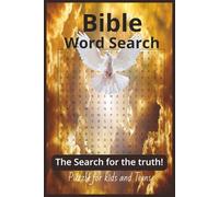 Bible Word Search Puzzle Book: Bible Word Searches with Easy-to-Read Print for Kids and Teens | 55+ Puzzles Featuring Bible Heroes, Teachings, and ... Church Activities, and Spiritual Reflection.