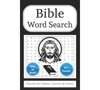Bible Word Search Puzzle Book: Easy to Read Print about Bibles, Biblical Words, The Good Book and More (6x9 Inches, 110 Pages | 50+ Puzzles… Gift for Vacations, Holidays and Leisure Times