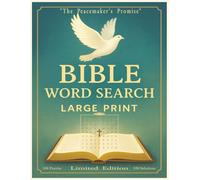 Bible Word Search Puzzle Book in a Special "Peacemakers Promise" Limited Edition: Biblical Words Word Search for Adults, Seniors, Teens and Kids in ... Vacations, and free time mind exercise
