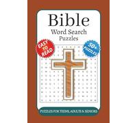Bible Word Search Puzzle Book: Word Search Puzzles for All Ages about the Bible, Religion, the Church and More | Easy to Read 50+ Puzzles... Gift for Vacations, Holidays, and Spare time