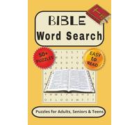 Bible Word Search Puzzle Book: Word Search with Easy to Read Print about Bible Old Testimony and New Testimony Words and More | 6x9 inches, 110 pages ... Gift for Vacations, Holidays and Free Times