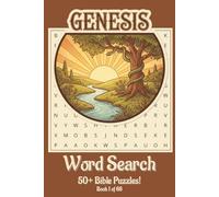 Bible Word Search Puzzle Book: Word Searches wiith Easy to Read Print about the Bible, Book of Genesis, Faith and More | 6x9 inches, 110 pages | 50+ ... for Vacations, Holidays, and Free Times