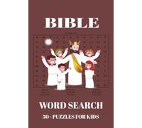 Bible Word Search Puzzle Book: Word Searches with Easy to Read for Kids about, Biblical Characters, Terms, Christianity and More | 6x9 inches, 110 pages |...+50 Puzzles