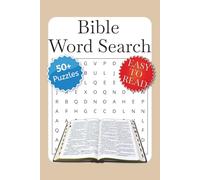 Bible Word Search Puzzle Book: Word Searches with Easy to Read Print about Bible, Christian, Jesus and More | 6x9 inches, 110 pages | 50+ Puzzles... Gift for Vacations, Holidays,