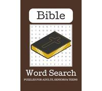 Bible Word Search Puzzle Book: Word Searches with Easy to Read Print about Bible, Church, Religion and More | 6x9 inches, 110 pages | 50+ Puzzles ... Gift for Vacations, Holidays and Free Times