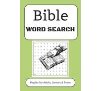 Bible Word Search Puzzle Book: Word searches with easy to read print about Bible study, Prayer, Theology (6x9 inches, 110 pages) 50+ Puzzles...Gifts for vacations,Holidays and Free times