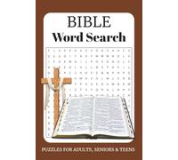 Bible Word Search Puzzle Book: Word Searches with Easy to Read Print about Biblical Terms, Places, People, and Lots More | 6x9 inches, 110 pages | 50+ ... Church Groups, and Quiet Time Devotionals
