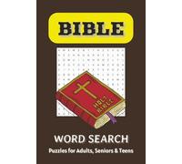 Bible Word Search Puzzle Book: Word Searches with Easy to Read Print about Characters, Places, Keywords, Faith and more from The Bible [6 x 9 inches, ... Christians, Elderlies and people in Faith]