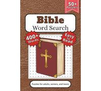 Bible Word Search Puzzle Book: Word Searches with Easy to Read Print about Scripture, Truth, Faith and more | 6x9 inches, 110 pages | 50+ puzzles… Gift for Holidays, Vacations, and Downtime