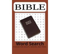 Bible Word Search Puzzle Book: Word Searches with Easy to Read Print about the Bible, Christianity, Church and more | 6x9 inches, 110 pages | 50+ puzzles | Gift for Vacations, Holidays, and Free Times