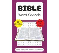 Bible Word Search Puzzle Book: Word Searches with Easy to Read Print about the Bible, Christianity, Religion and more; 6x9 inches, 110 pages; 50+ Puzzles... Great for Vacations, Travel and Free Time