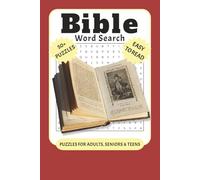 Bible Word Search Puzzle Book: Word Searches with Easy to Read Print about The Bible, God's Word, Faith and More | 6x9 inches, 110 pages | 50+ Puzzles... Gift for Vacations, Holidays and Free Times