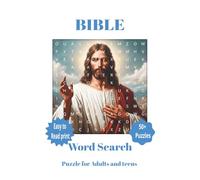 Bible Word Search Puzzle Book: Word Searches with easy to Read Print about the Bible, Jesus, Christians and More | 6x9 inches, 110 Pages | 50 + Puzzles ... Gift for Vacations, Holidays and Free times