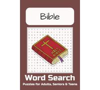 Bible Word Search Puzzle Book: Word Searches with Easy to Read Print about the Bible, Jesus, Verses, and More | 6x9 inches, 110 pages | 50+ Puzzles... Gift for Vacations, Holidays and Free Times