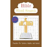 Bible Word Search Puzzle Book: Word Searches With Easy to Read Print About the Bible, Jesuschrist, Religion, and More | 6x9 inches, 110 pages | 50+ puzzles ... For Trips, Free Time, And More