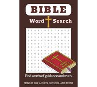 Bible Word Search Puzzle Book: Word Searches with Easy To Read Print | Bible, Christian, Spiritual & Religious Themes | 6x9 inches |110 pages | 50+ ... Christmas, Easter, Holidays, or Retirement