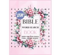 Bible Word Search Puzzle: Large Print Bible Puzzles for Adults and Seniors • Christian Word Games for Relaxation, Brain Exercise, and Faith | 8.5x11 ... Gift for Vacations, Holidays and Free Times