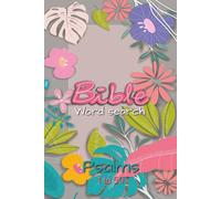 Bible Word Search Puzzle: Volume 1 includes Psalms 1 to 50, featuring easy-to-read print, | 6 x 9 inches with 101 pages, 50 puzzles | Suitable for all ages... to unwind while reflecting on God's Word.