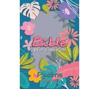 Bible Word Search Puzzle: Volume 2 includes Psalms 51 to 100, featuring easy-to-read print, | 6 x 9 inches with 101 pages, 50 puzzles | Suitable for ... to unwind while reflecting on God's Word.