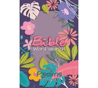 Bible Word Search Puzzle: Volume 3 includes Psalms 101 to 150, featuring easy-to-read print, | 6 x 9 inches with 101 pages, 50 puzzles | Suitable for ... to unwind while reflecting on God's Word.
