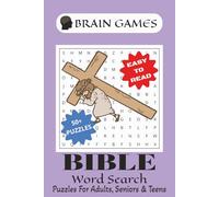 Bible Word Search: Word Searches With Easy to Read Print About Bible, Psalms, Jesus, Bible Puzzle Game And More I 6x9 Inches, 110 Pages I 50+ Puzzel...Perfect Gift for Vacations, Holidays