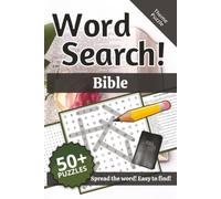 Bible Word Search: Words and Definitions of Bible: Word Puzzle Book | 110+ pages | 50+ puzzles | 6x9 | Spread the word! Easy to find!