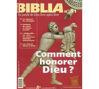 Biblia 31 - Comment honorer Dieu ? - Didier Luciani - Cerf - broché - Livre