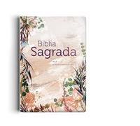 Biblia ACF Semi Luxo Flor Marmorizada (Em Portugues do Brasil)