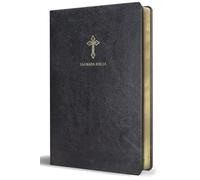Biblia Católica en español. Símil piel negro, tamaño compacto / Catholic Bible. Spanish-Language, Leathersoft, Black, Compact