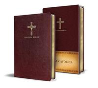 Biblia Católica En Español. Símil Piel Vinotinto, Tamaño Compacto / Catholic Bible. Spanish-Language, Leathersoft, Wine, Compact