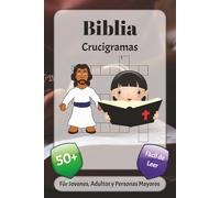 Biblia Crucigramas: Crucigramas con fuente fácil de leer sobre cuentos, fe, tradiciones y más | 6x9 pulgadas, 120 páginas | más de 50 crucigramas… Un ... las fiestas, las vacaciones y la relajación