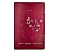 Biblia da Mulher de Fe NVI Couro Soft Vermelho (Em Portugues do Brasil)