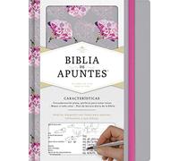 Biblia de Apuntes / Journaling Bible: Reuba-Valera 1960 Biblia de Apuntes, Gris Y Floreado Tela Impresa/ Reuba-Valera 1960 Bible Notes, Gray and Floral Cover